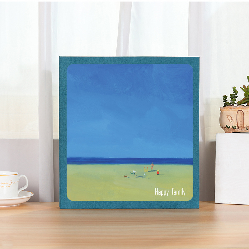 34567寸diy粘贴式覆膜相册宝宝家庭拍立得影集diy纪念册送朋友闺