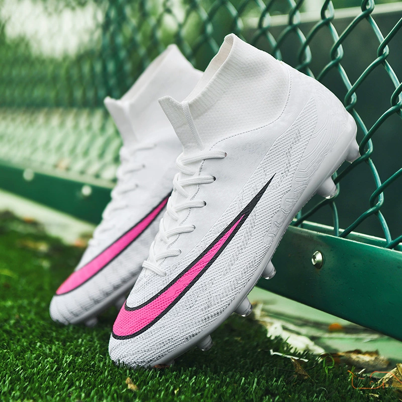 High children's boots for men and women, sports shoes, footwear, with spikes