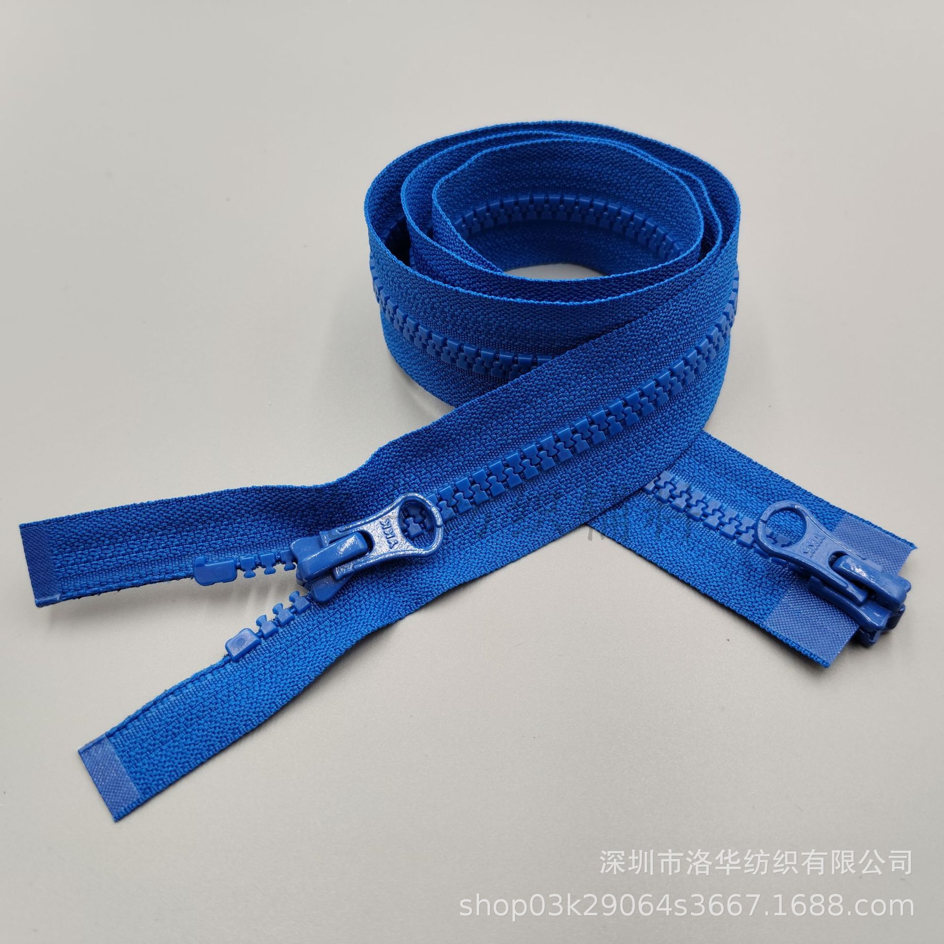 ykk拉链ykk树脂拉链5号树脂双头双开尾拉链深圳ykk拉链