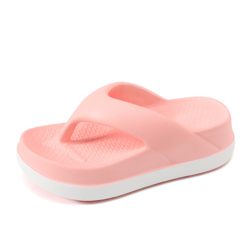 Chanclas de verano de nuevo estilo para mujer, sandalias de playa informales de EVA antideslizantes con suela gruesa, directamente del fabricante.
