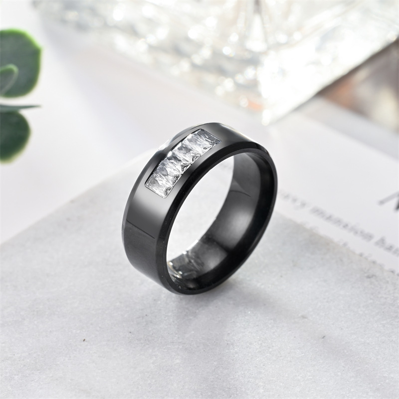 15g Weight Rings Classification 12, 6 Ring Size 1 Piece Quantity Daily, Street Occasion 304 Stainless Steel Material Roman Numeral Pattern All Seasons Season Unisex Gender Plating Design Hip-Hop, Punk Style Hip-Hop Punk Roman Numeral 304 Stainless Steel Plating Unisex Rings Men Band Rings 1