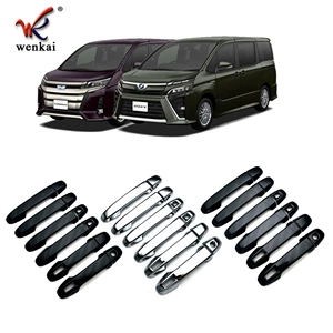Toyota Noah Voxy 80 Seriyası üçün Xarici Qapı Tutacağı, Elektrokaplama Dekorasiya Qoruyucu Zolaq