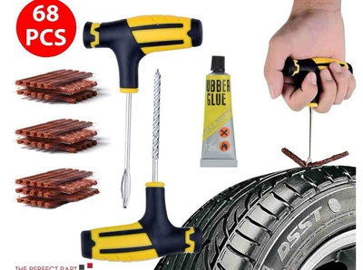 Vehicle Vacuum Tire Repair, Repair kit - 68pcs