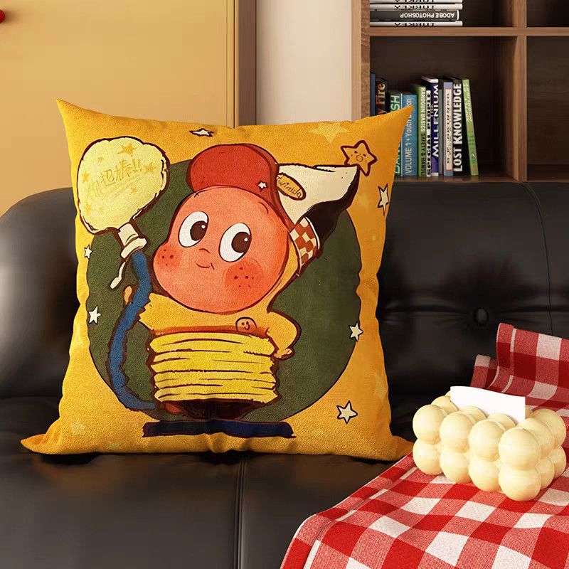 Popular Cute Star Man Removable Pillow Cute Cartoon Dormitory Living Room Christmas Decoration Star Man Pillow Cover