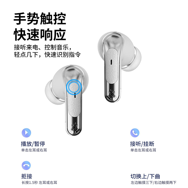 NE-109新型bluetoothイヤホン無線騒音低減運動半入耳式超長航続超清音質2025|undefined