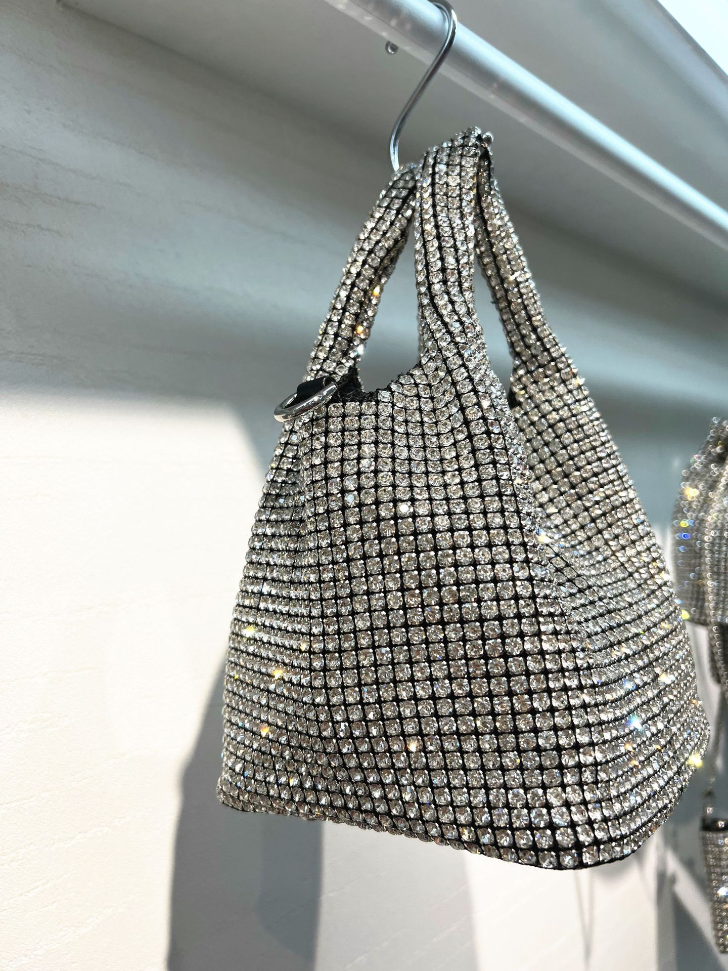 Bolsa de gala bolsa de mujer llena de diamantes bolsa de cubo con diamantes 2022 bolsa de mujer crossbody gran rey bolsa de diamantes pic 13