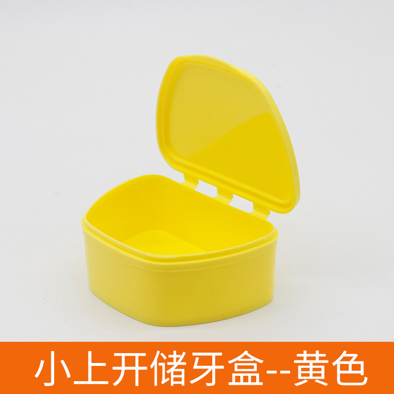 Caja de la dentadura dental caja de almacenamiento de dientes caja de soporte de transporte caja de almacenamiento de dientes abiertos caja de dientes molares caja corrector caja