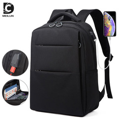 Dcビジネスリュックサック男性ダブル肩韓国ファッション旅行カバンカジュアル女子学生カバンシンプルファッションパソコンカバン