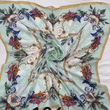 �羳110*100cm����˿˿��ͷ���������ո�ӡ��Χ��ʱ�аٴ�󷽽�