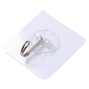 Hook Strong Adhesive Wall Wall Hanging Wall Load-bearing Transparent Seamless Dormitory Wall Hook Pasting Hook