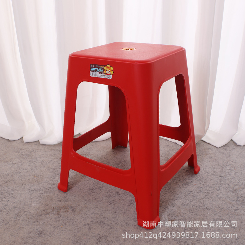 Taburetes para uso doméstico, plástico grueso, apilables, mesa de comedor, estilo minimalista moderno, taburetes de repuesto para restaurante, sillas para almacenamiento.