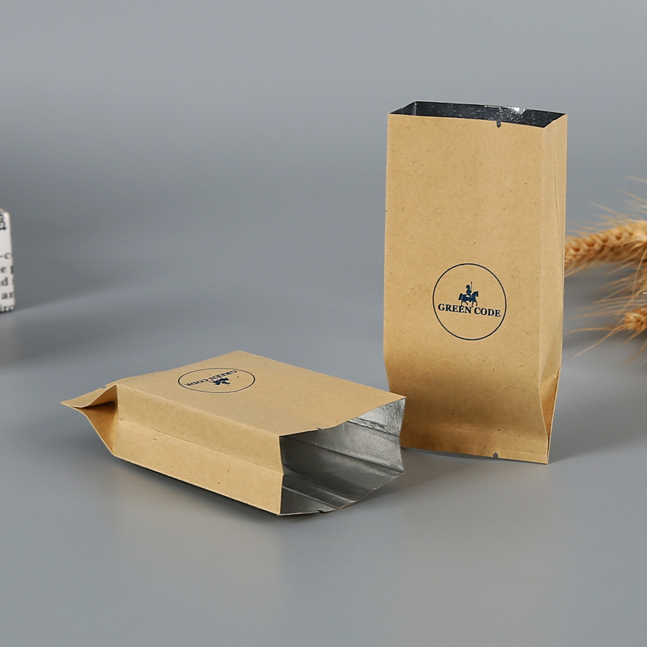 定制镀铝牛皮袋/茶叶包装袋/铝箔牛皮袋/牛皮小泡袋/ 5|8|10|12g