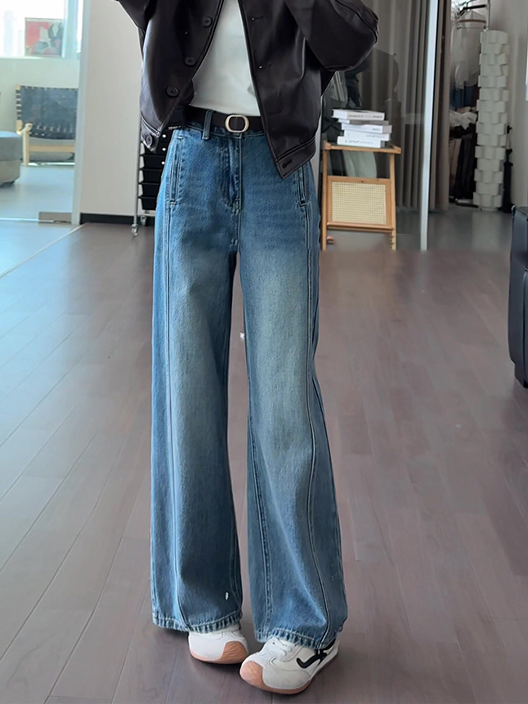 Retro blue jeans