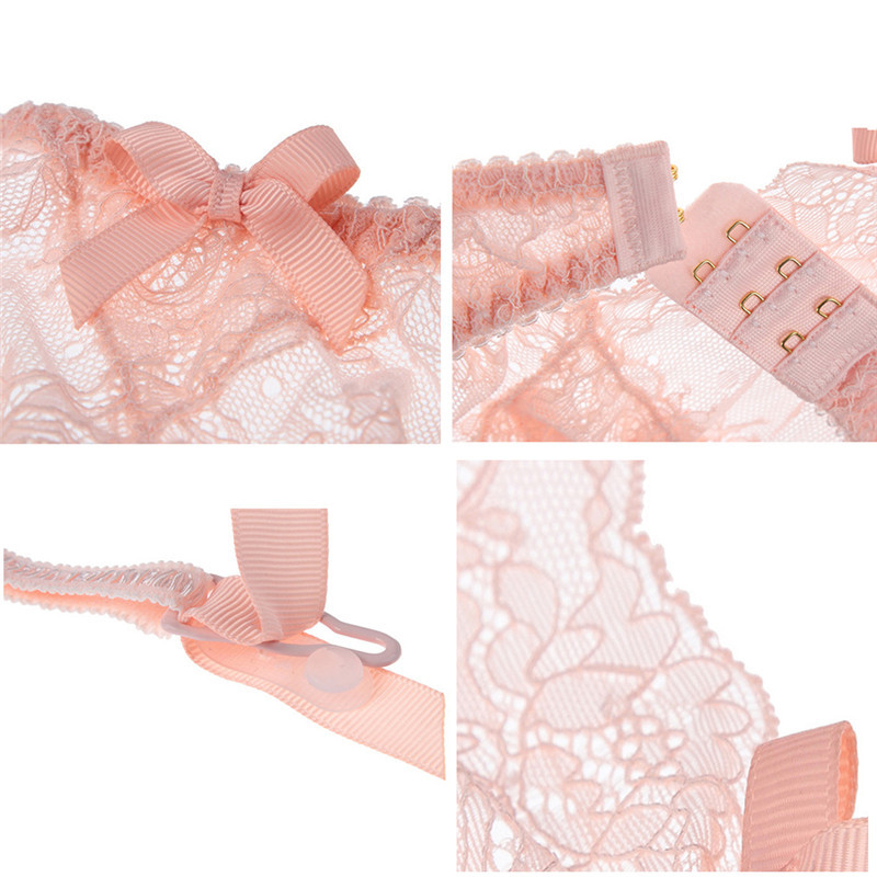 Sexy Medias Liga Rosa retro ajustable malla de encaje medias Honda hebilla muslo Calcetines