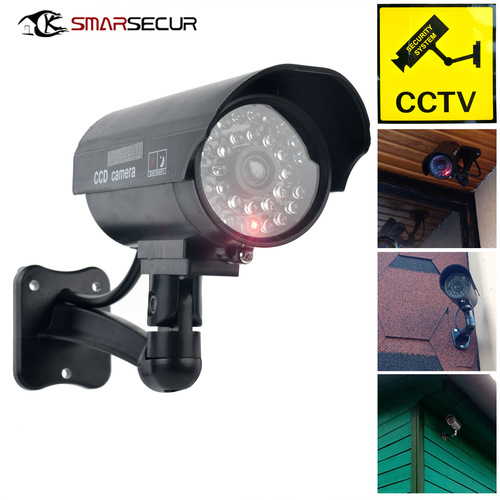 Factory direct sales new fake surveillance camera simulated surveillance with lights virtual camera simulated camera