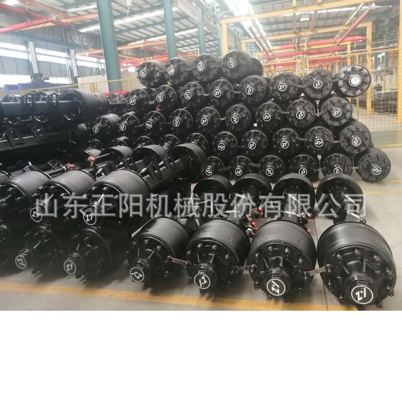 Supply of Rear Axles for Flower Truck Semi-Trailers, German-Style Axles, American-Style Axles, Liangshan Zhengyang Axles