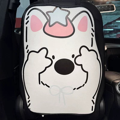 New Model Anti-Kick Backrest Pad for Car Seats, Universal Anti-Dirt Protective Pad for Interior Use, Rear Seat Anti-Wear Pad (Chair back anti-kick pad) - biyesi-highland-anti-slip-single-sheet