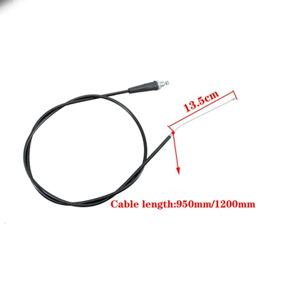 Race Cable, Motorcycle Handle Cover - black-throttle-cable-12m