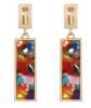 Square ear clip style color