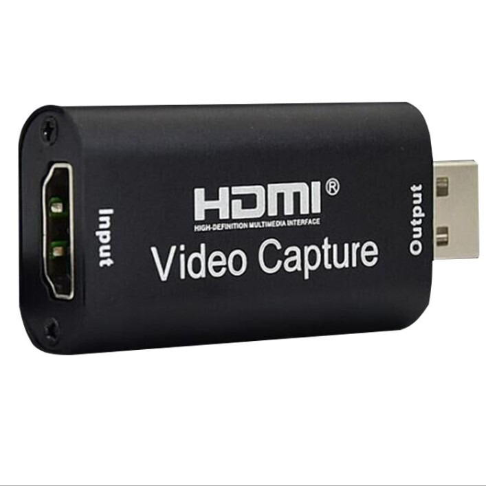 Factory Direct Sales HDMI to Usb2.0 Video Capture Card 1080P High-Definition Video Recorder Game Video Real-Time Flow