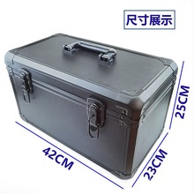 汽车美容贴膜立式套装工具箱带密码黑色铝合金改色全套装工具收纳