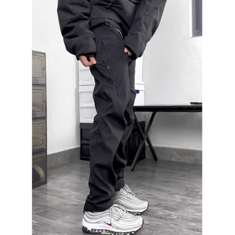 Storm Grade Waterproof Charge Pants Men's Autumn and Winter Fashion Brand Cashmere Pants American-style Functional Hiking Climber Pants