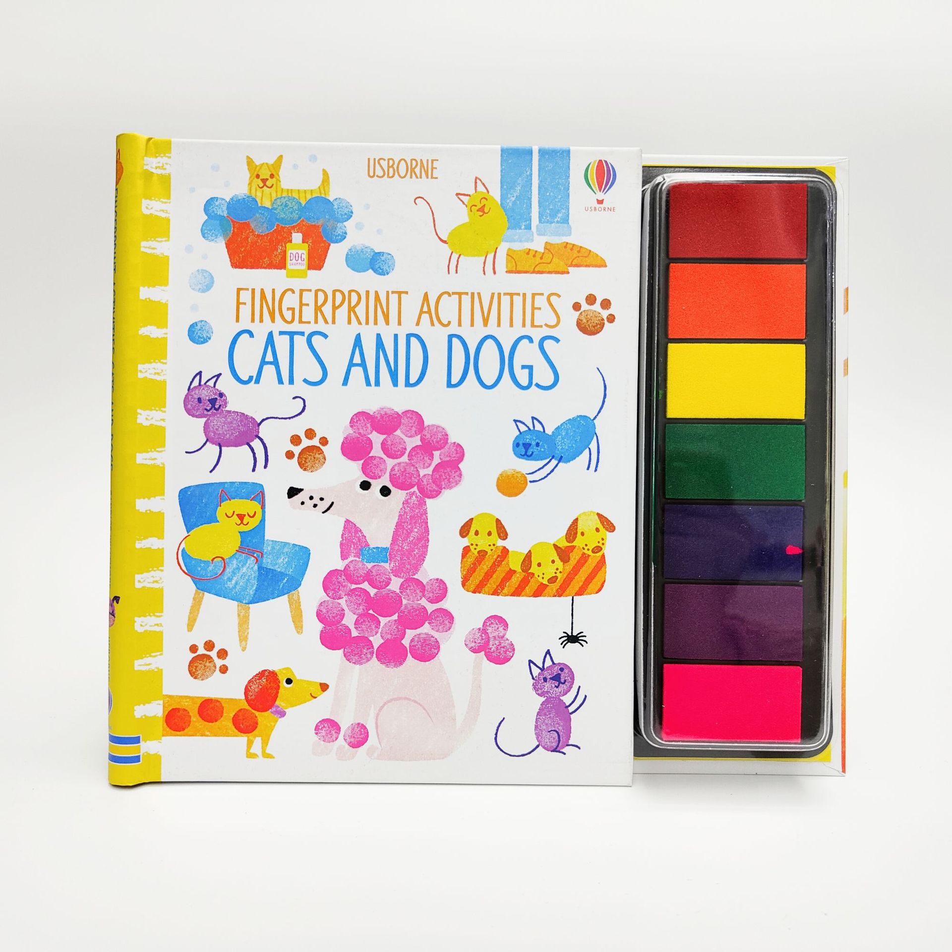 Libro de pintura con huellas dactilares para niños con sellos y tintas ecológicas juego creativo educativo