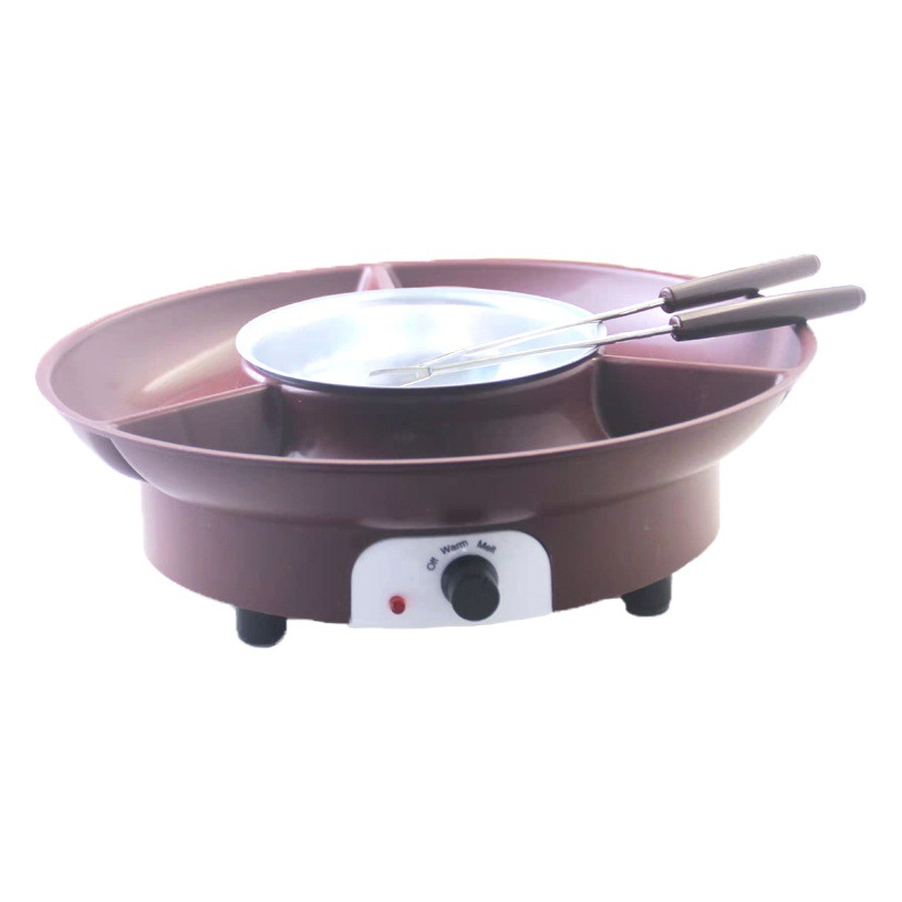 Chocolate olla caliente fuente de chocolate máquina torre de fusión con calefacción casera olla de chocolate image 1