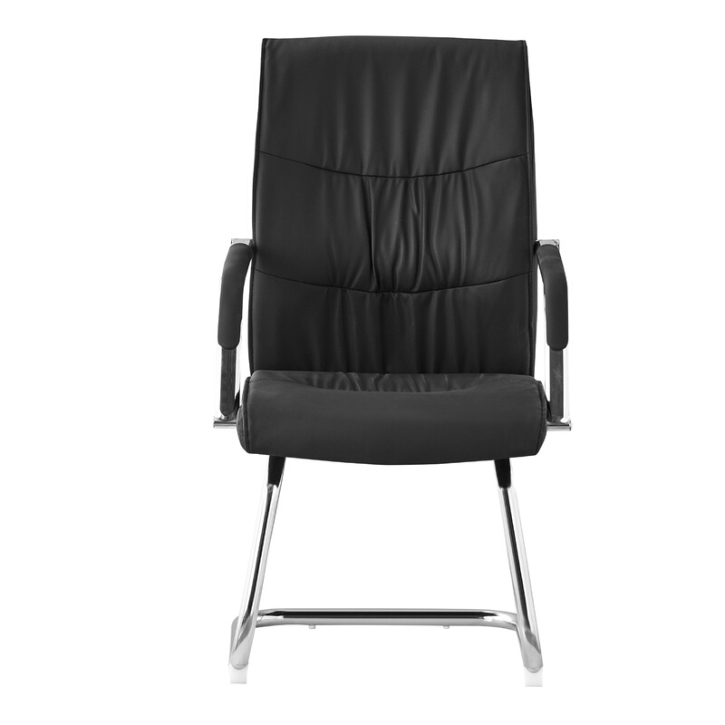 High Back Leather Employee Chair Boss Task Chair Office Conference Room Training Computer Chair