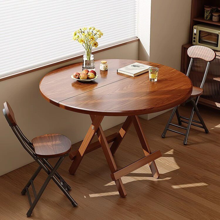 Folding Table, Small Table, Home Dining Table, Balcony Tea Table, Simple Small Camping Portable Outdoor Foldable Table