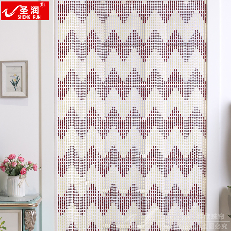 Bead curtain door curtain encryption fly-proof finished door curtain plastic beads whole wholesale factory direct one-piece delivery hanging curtain Bead curtain door curtain encryption fly-proof finished door curtain plastic beads whole wholesale factory direct one-piece delivery hanging curtain
