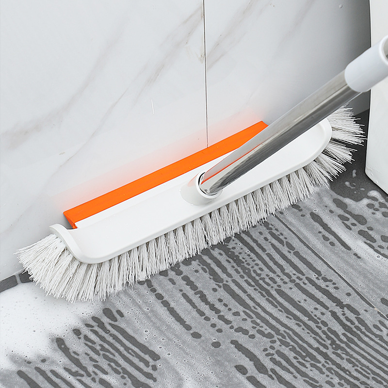 Floor Brush Toilet Floor Brush Household Long Handle Hard Hair Scraping Floor Cleaning Toilet Bathroom Cleaning Tile Floor Brush