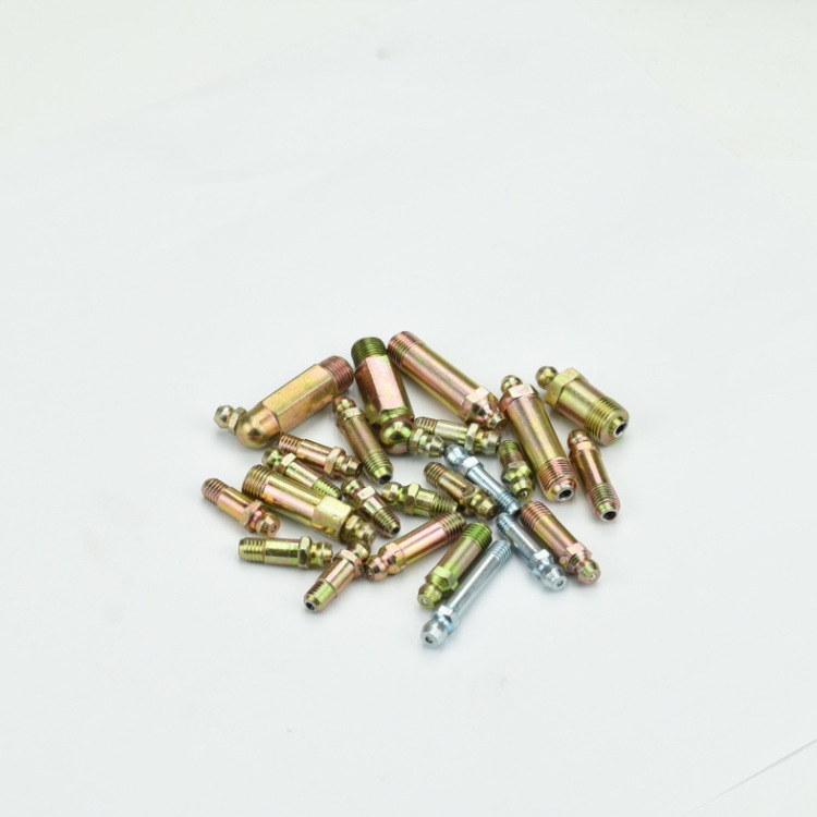 Boquilla recta ganadora de la licitación M6M8M10 Boquilla de grasa métrica de boquilla alargada galvanizada de hierro directo de fábrica