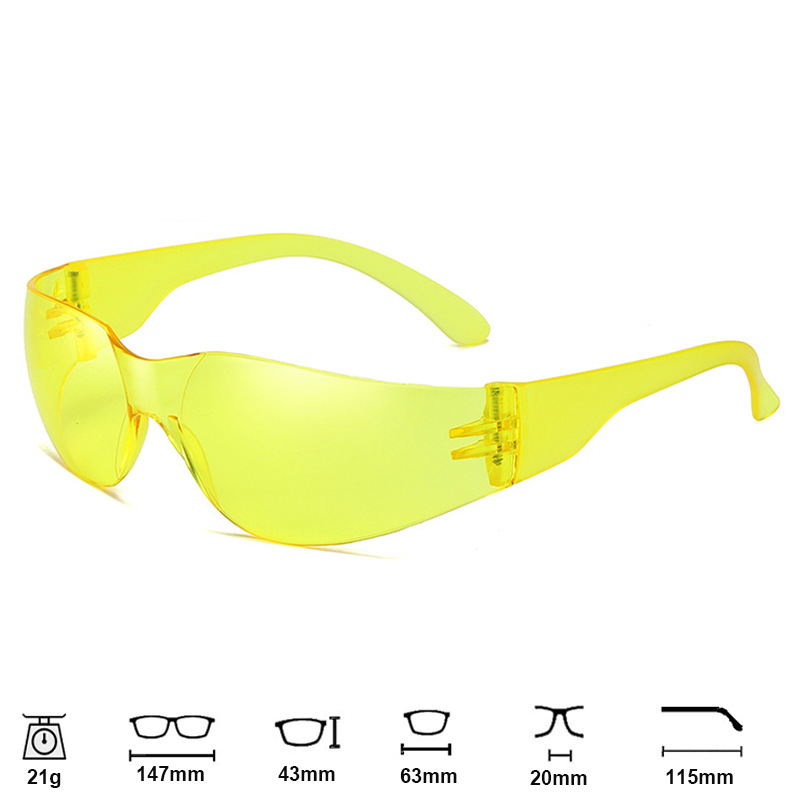 117 gafas transparentes de alta definición gafas de seguridad de trabajo anti-espuma al aire libre experimento antiquímico gafas de soldadura