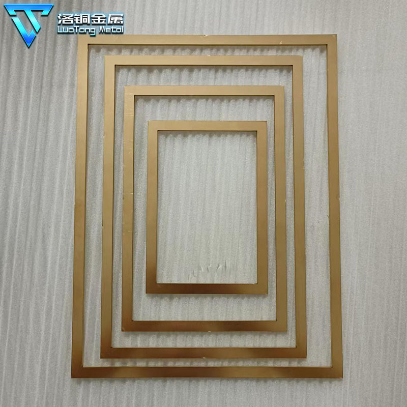 H59/62黄铜板来图激光黄铜边框个性diy窗花装饰品镀金镀银镀锡