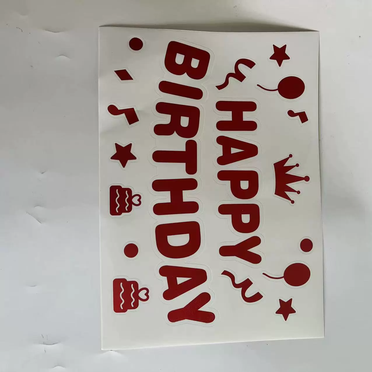 Transparent sticker, balloon, new collection, DIY