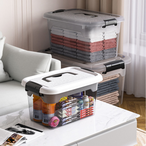 Household Transparent Car Storage Box, Miscellaneous Storage Box, Toy Storage Box, Extra Large Clothes Organizing Box, Snack Box