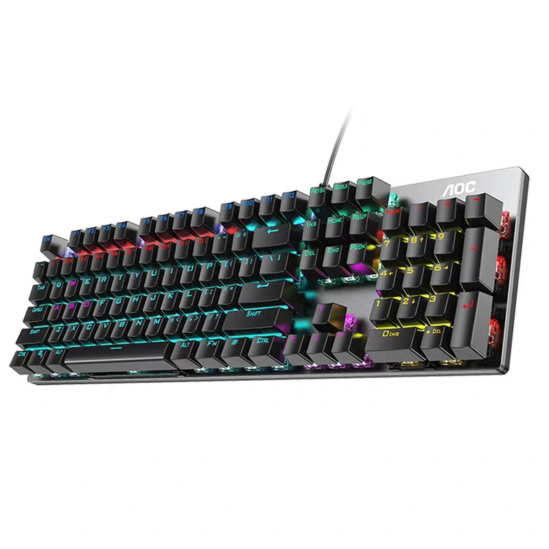 AOC gk 410機械キーボード青軸ゲームは鶏ネットカフェの電気競争lol全鍵無沖工場の販売促進卸売りを食べます。|undefined