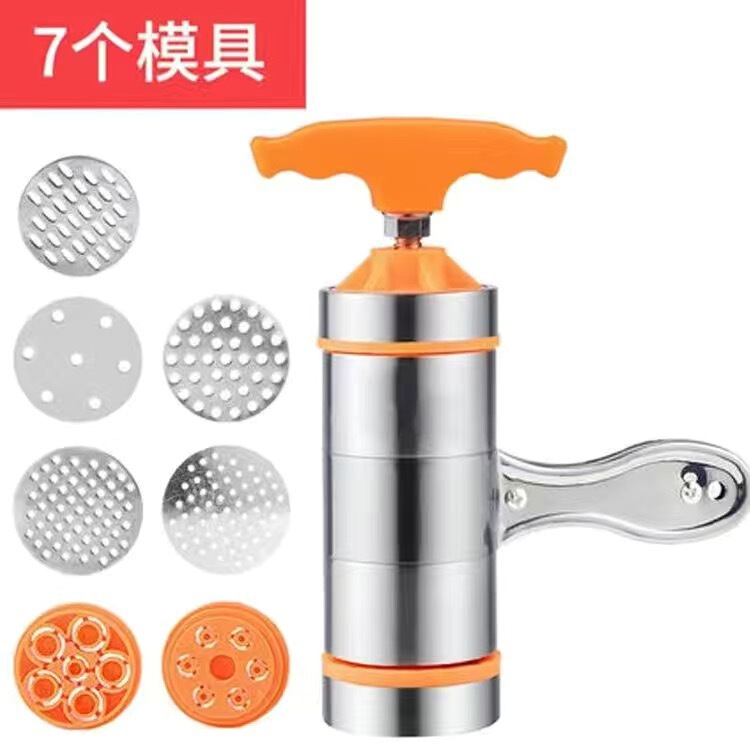 手動製麺機、製麺機、家庭用手動ステンレス製製麺機、手回しオートミール麺機、製麺機|undefined