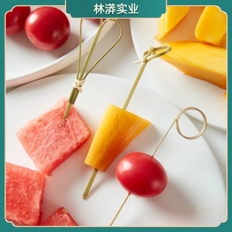 Azúcar calabaza palo de fruta palo de dedo anillo de palo Tenedor de fruta palo de la flor palo de fruta palo de cóctel tijeras palo de la flor nudo palo