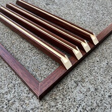 实木相框线条包覆 源头批发开槽造型相框线 厂家直供松木相框木线