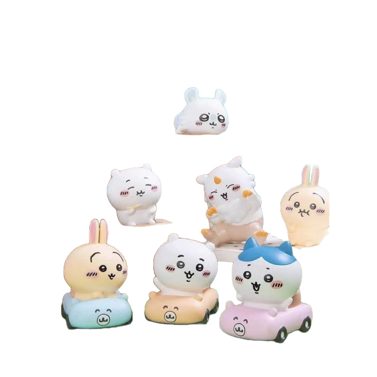 Мультяшная милая пластиковая кукла, минифигурка, полярный медвежонок