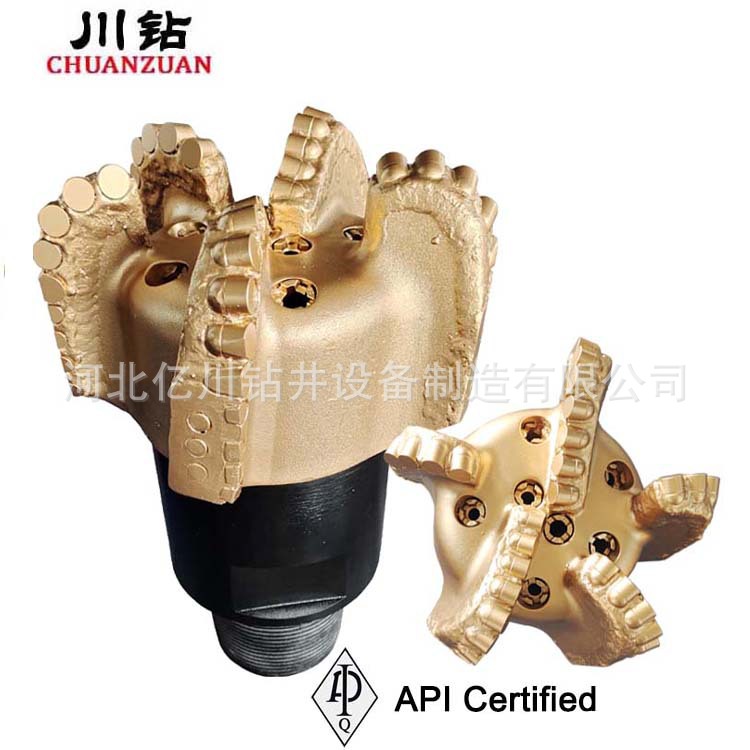 【一件包邮】15 3/4钢体PDC复合片钻头切岩更快更耐研磨工厂直发