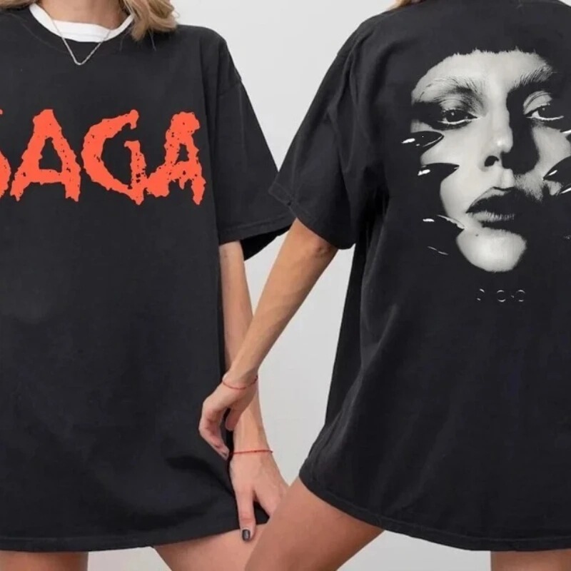 American Retro Lady Gaga Mayhem Tour Shirt Women's T-Shirt Summer New Unisex T-Shirt Streetwear American Retro Lady Gaga Mayhem Tour Shirt Women's T-Shirt Summer New Unisex T-Shirt Streetwear