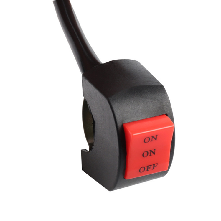 Coche eléctrico de la motocicleta interruptor de la manija de la motocicleta grifo mango luz de advertencia Modificación del interruptor de los faros Fuente de la fábrica