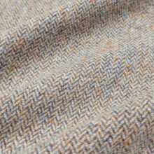 进口细腻 花灰色彩点人字彩呢羊毛呢面料西装裤马甲秋冬服装布料