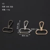 Inch two shallow gold buckle