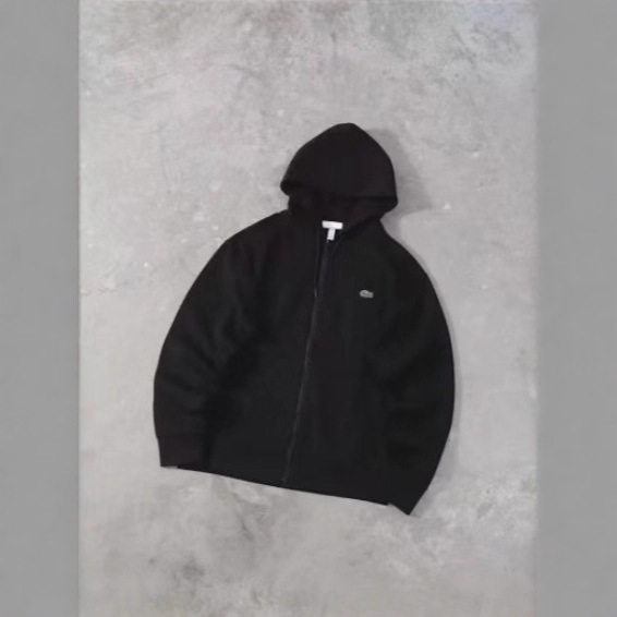Cross-Border New French Crocodile Sweatshirt for Men, Spring and Autumn Casual Zip-Up Sweatshirt, Original Label Embroidery, Fashionable Hooded Jacket Cross-Border New French Crocodile Sweatshirt for Men, Spring and Autumn Casual Zip-Up Sweatshirt, Original Label Embroidery, Fashionable Hooded Jacket