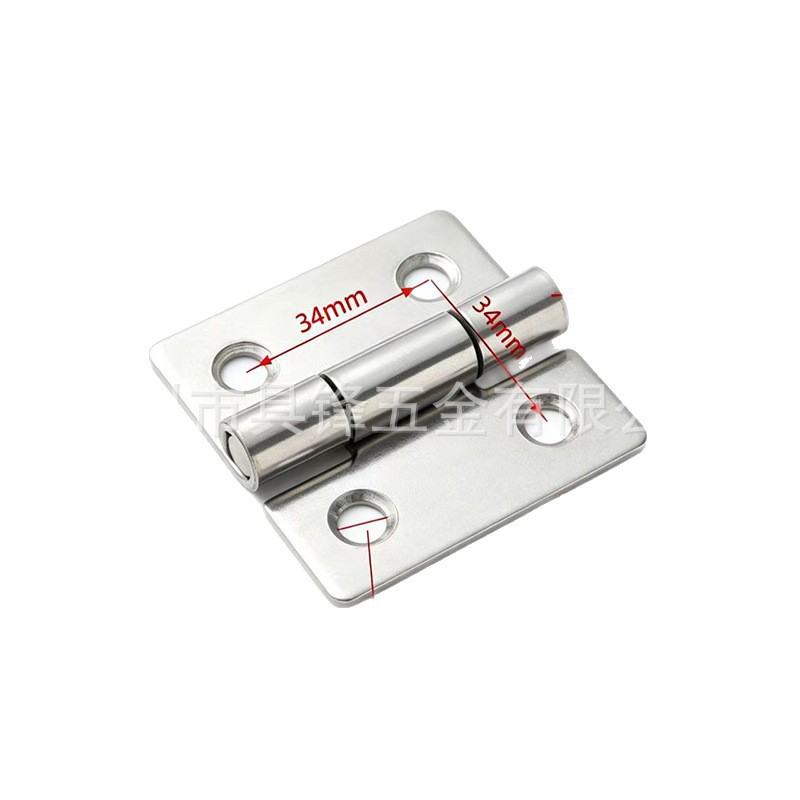 304 bisagra de acero inoxidable 50 * 50mm bisagra cuadrada máquina de equipos de gabinete puerta fabricantes de accesorios de hardware ahora