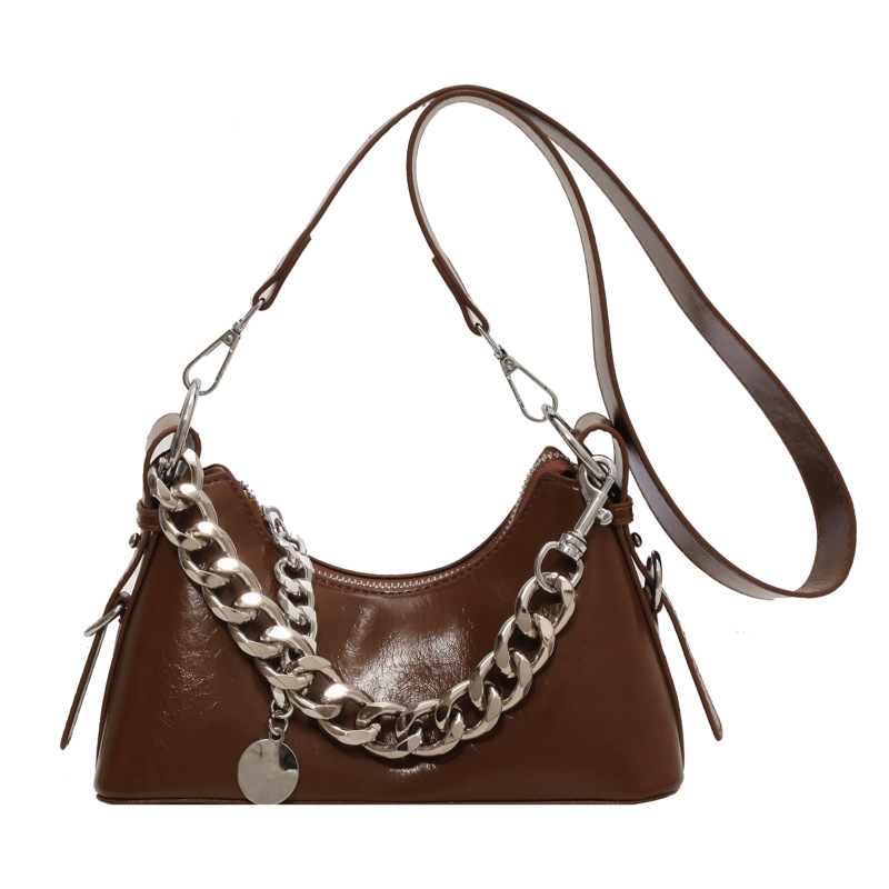 2024 New French Niche High-end Chain Bag for Women's Small Square Bag, Trendy One Shoulder Crossbody Bag_voghion.com